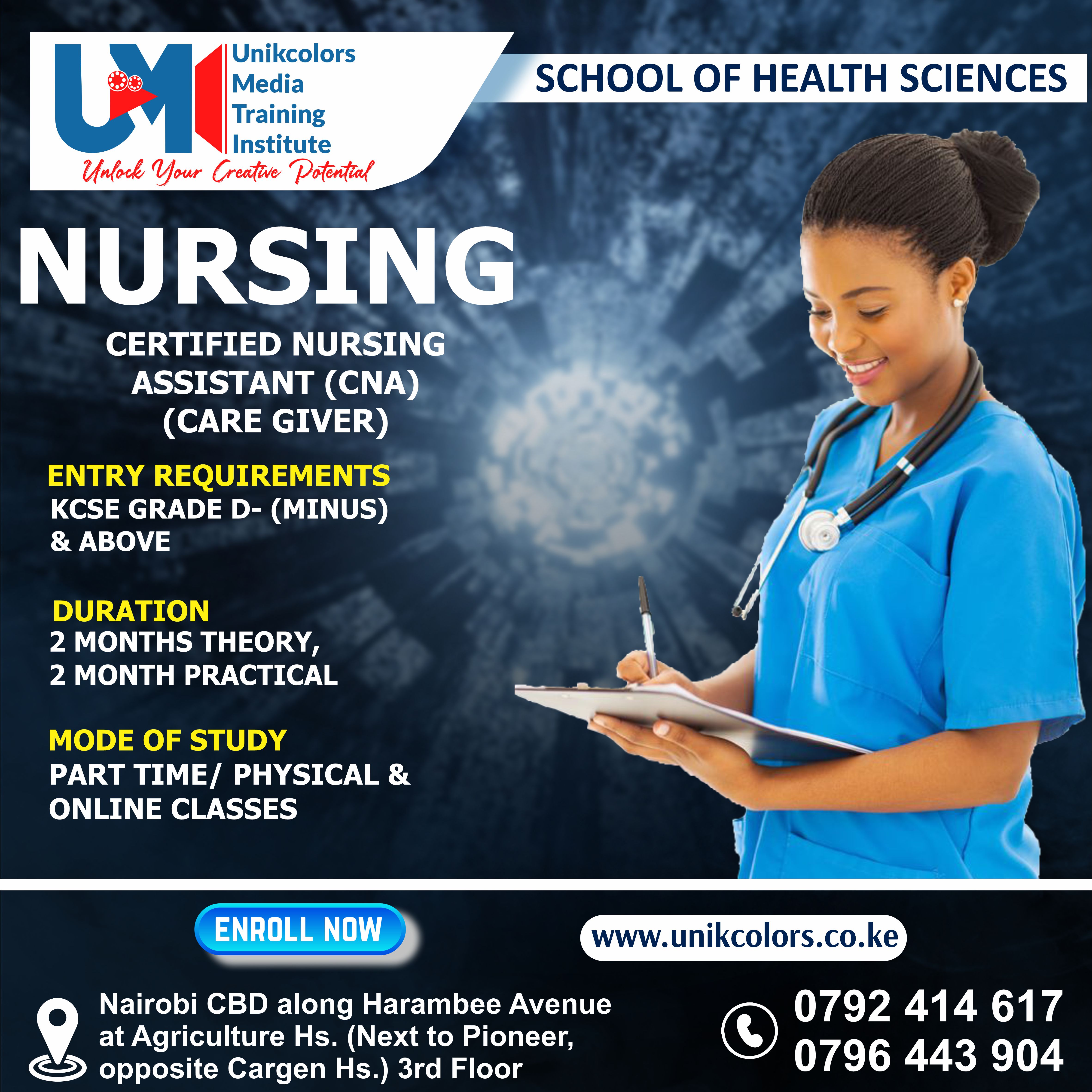 CERTIFIED NURSING ASSISTANT - CARE GIVER COURSE